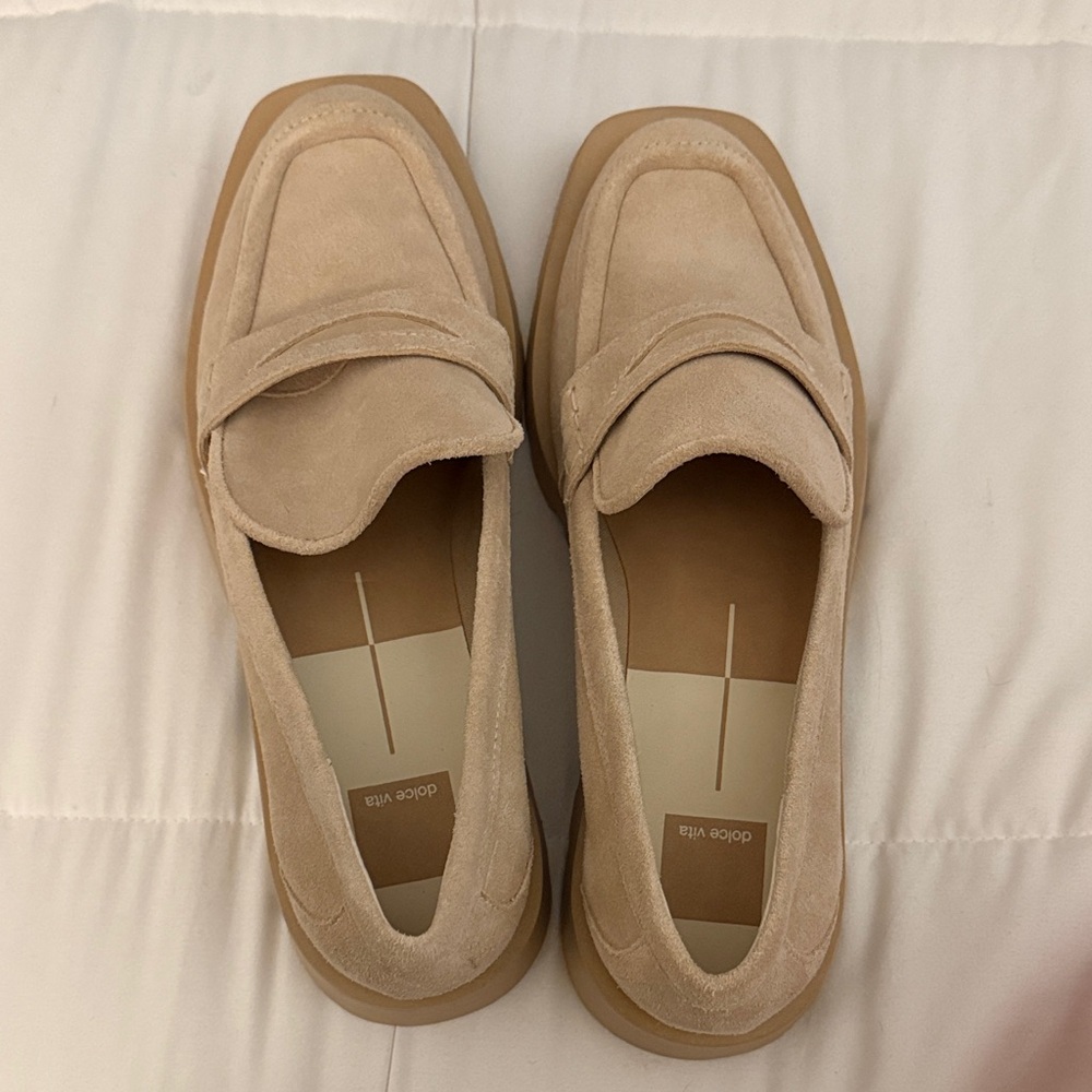 Dolce Vita Women's Tan Loafers - Picture 2 of 4
